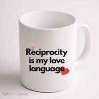 Reciprocity Is My Love Language Flower Red Heart Coffee Mug thumb 1