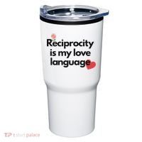 Reciprocity Is My Love Language Flower Red Heart Tumbler thumb 0