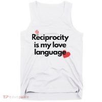 Reciprocity Is My Love Language Flower Red Heart Tank Top thumb 0