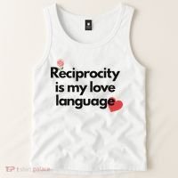 Reciprocity Is My Love Language Flower Red Heart Tank Top thumb 2