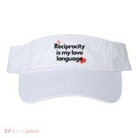 Reciprocity Is My Love Language Flower Red Heart Visor thumb 0