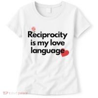 Reciprocity Is My Love Language Flower Red Heart Women's T-Shirt thumb 0