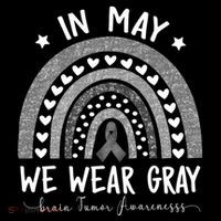 Rainbow In May We Wear Gray Brain Tumor Awareness Month Gift Coffee Mug thumb 5