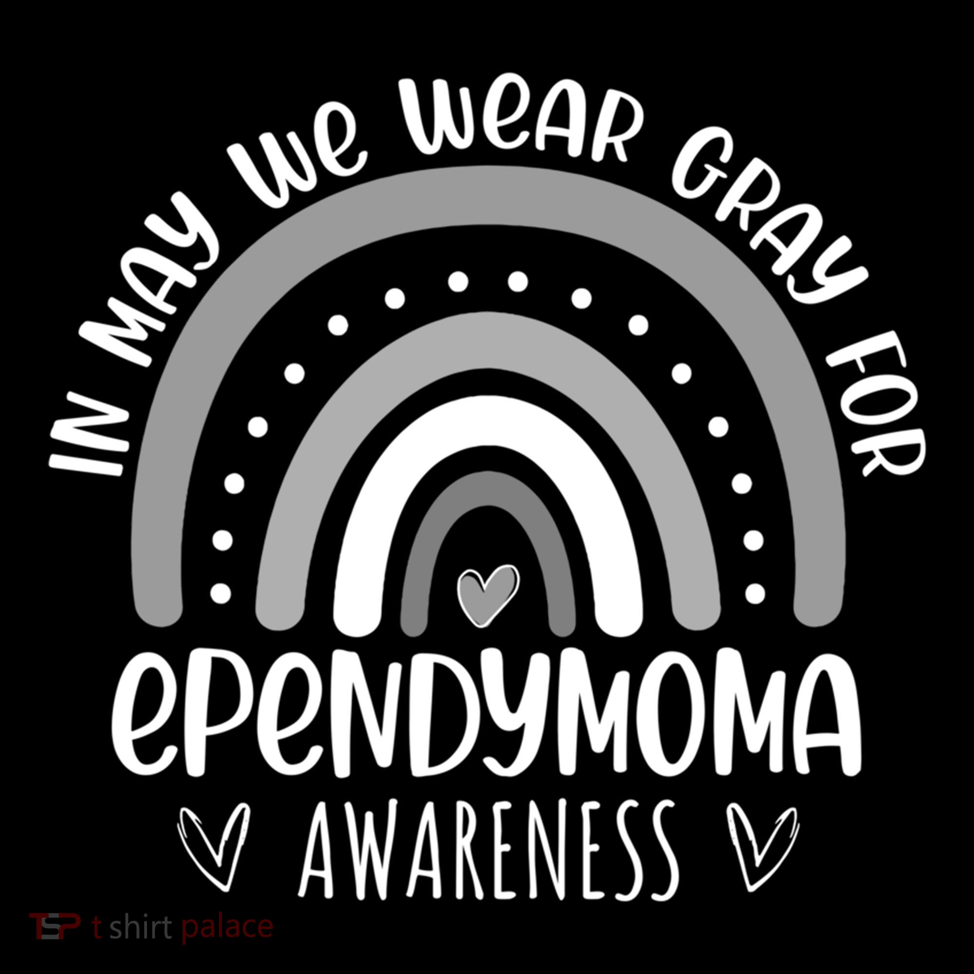 Rainbow In May We Wear Gray For Ependymoma Awareness Month Gift Coffee Mug
