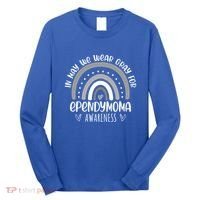 Rainbow In May We Wear Gray For Ependymoma Awareness Month Gift Long Sleeve Shirt thumb 0