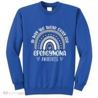 Rainbow In May We Wear Gray For Ependymoma Awareness Month Gift Sweatshirt thumb 0