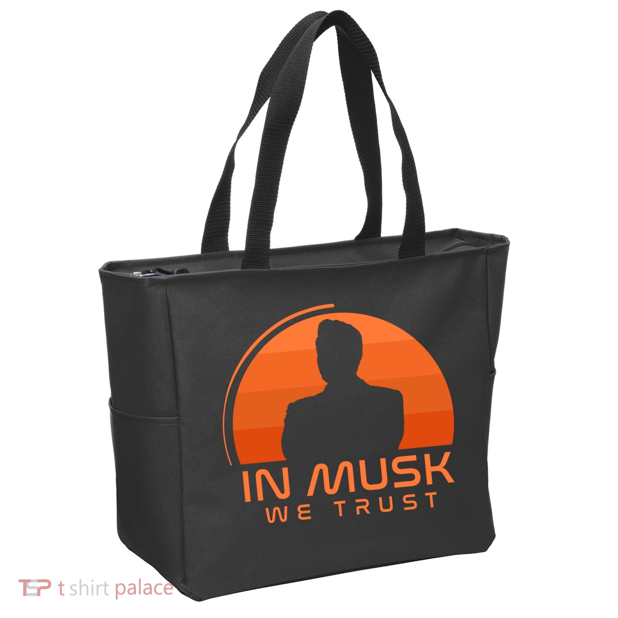 Retro In Musk We Trust Tote Bag