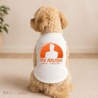 Retro In Musk We Trust Doggie Tank thumb 2