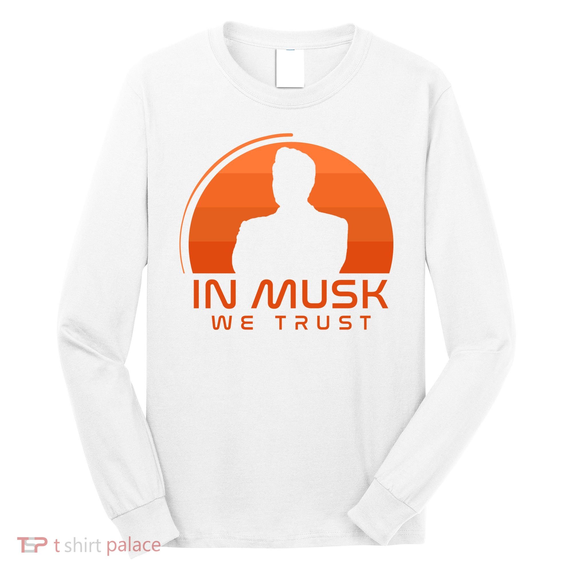Retro In Musk We Trust Long Sleeve Shirt
