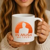 Retro In Musk We Trust Coffee Mug thumb 3