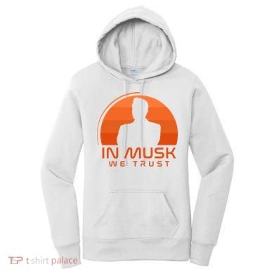 Retro In Musk We Trust Women's Hoodie