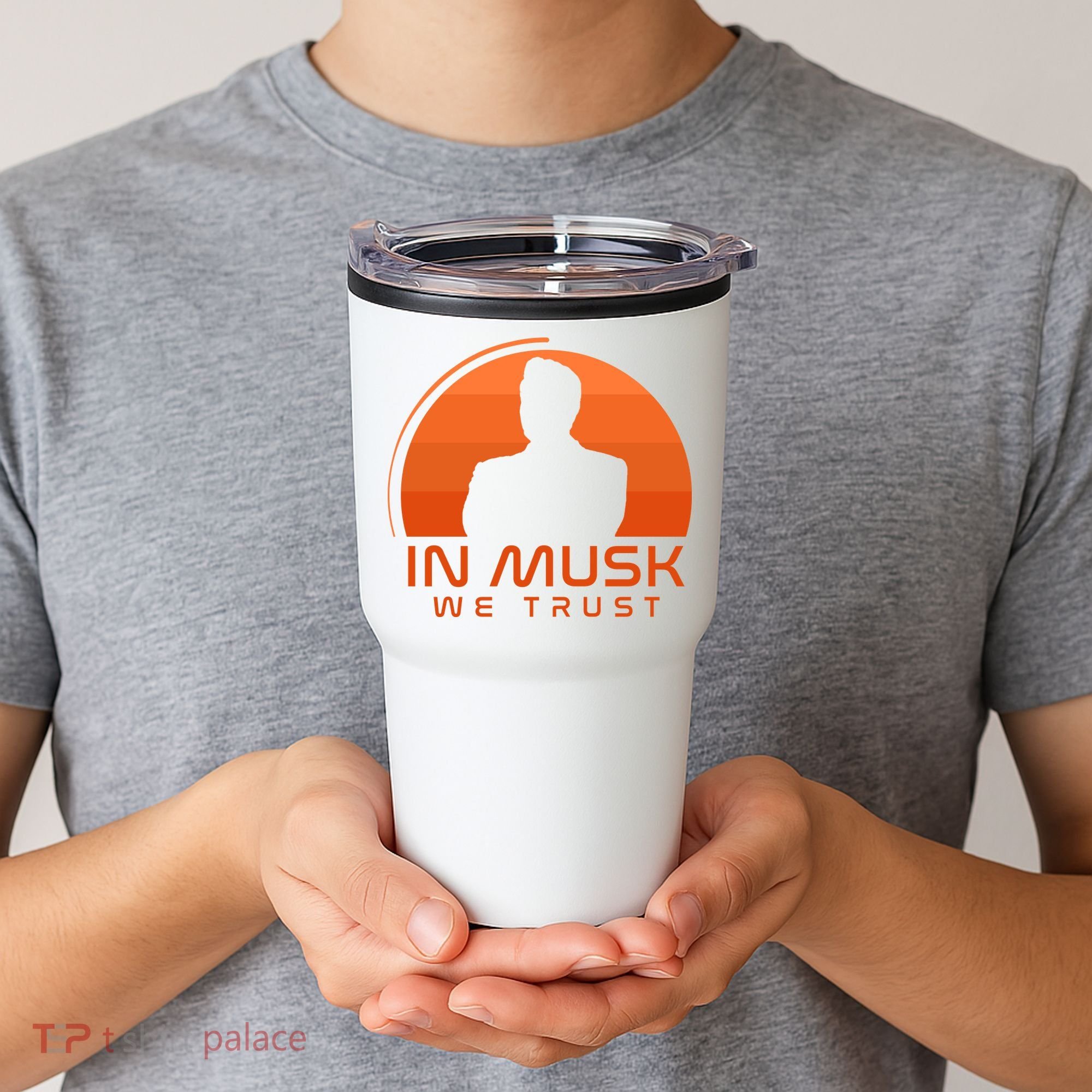 Retro In Musk We Trust Tumbler