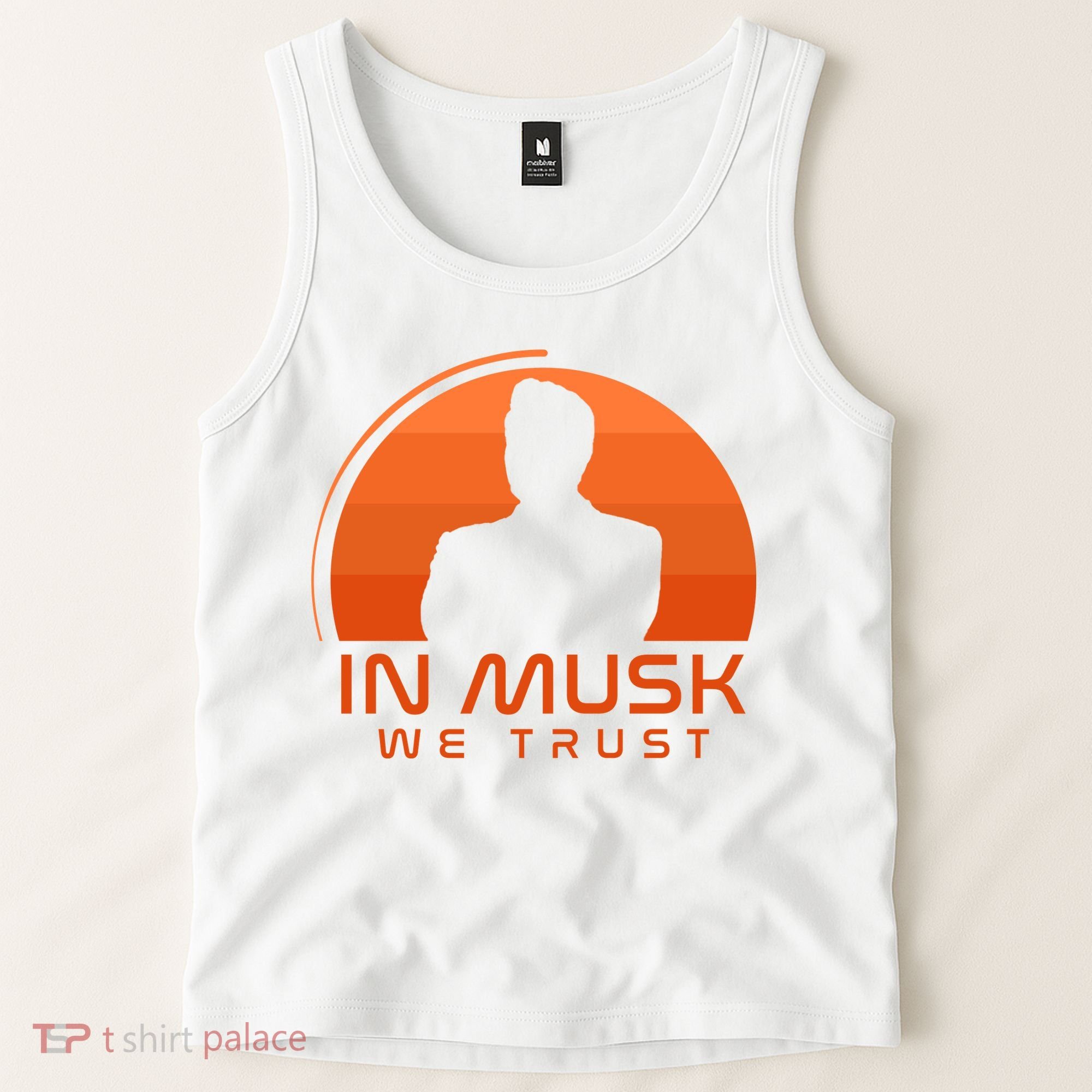 Retro In Musk We Trust Tank Top