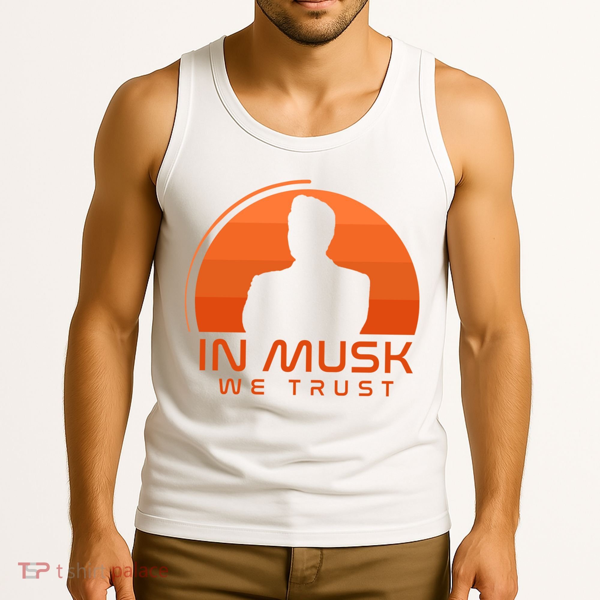 Retro In Musk We Trust Tank Top