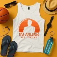 Retro In Musk We Trust Tank Top thumb 4