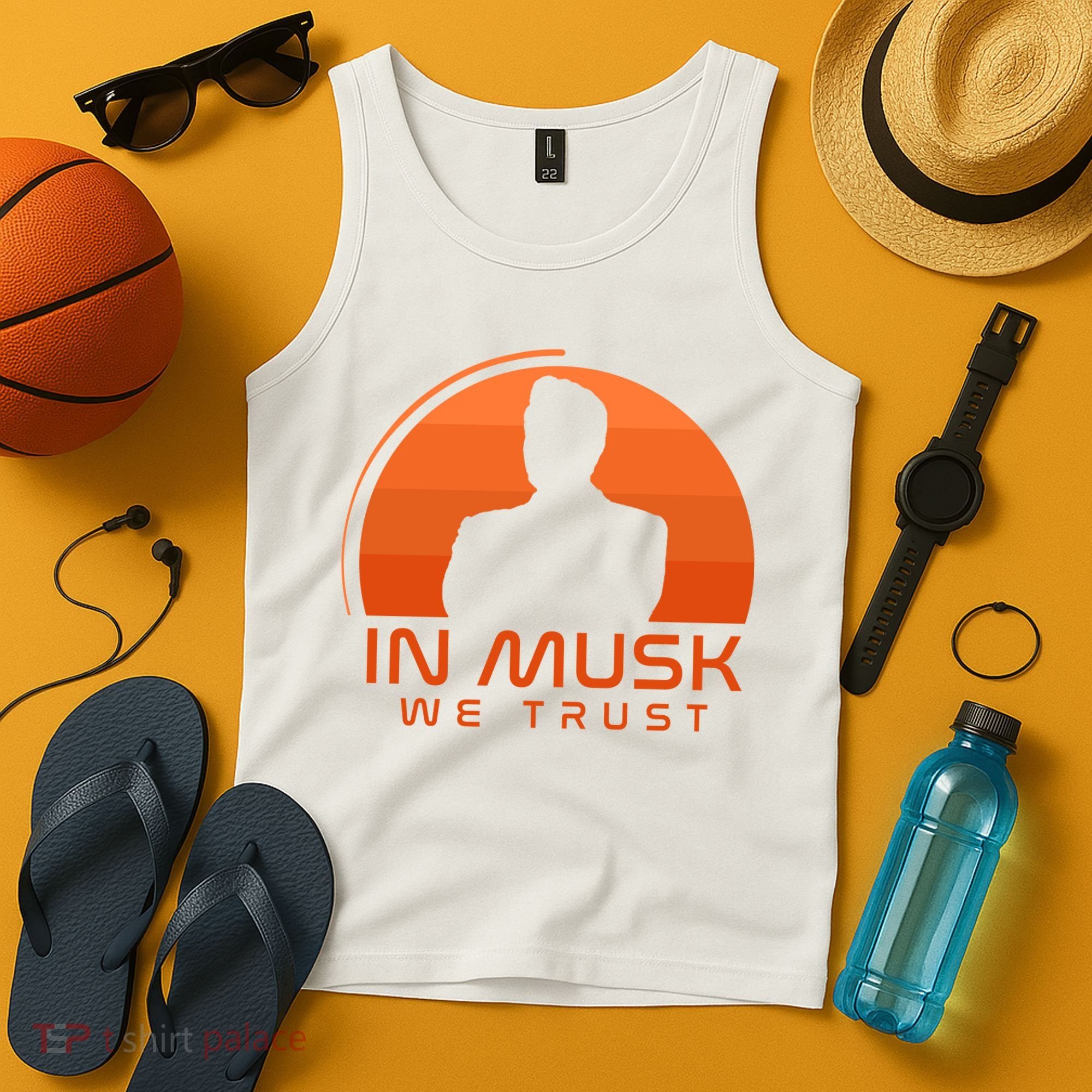 Retro In Musk We Trust Tank Top