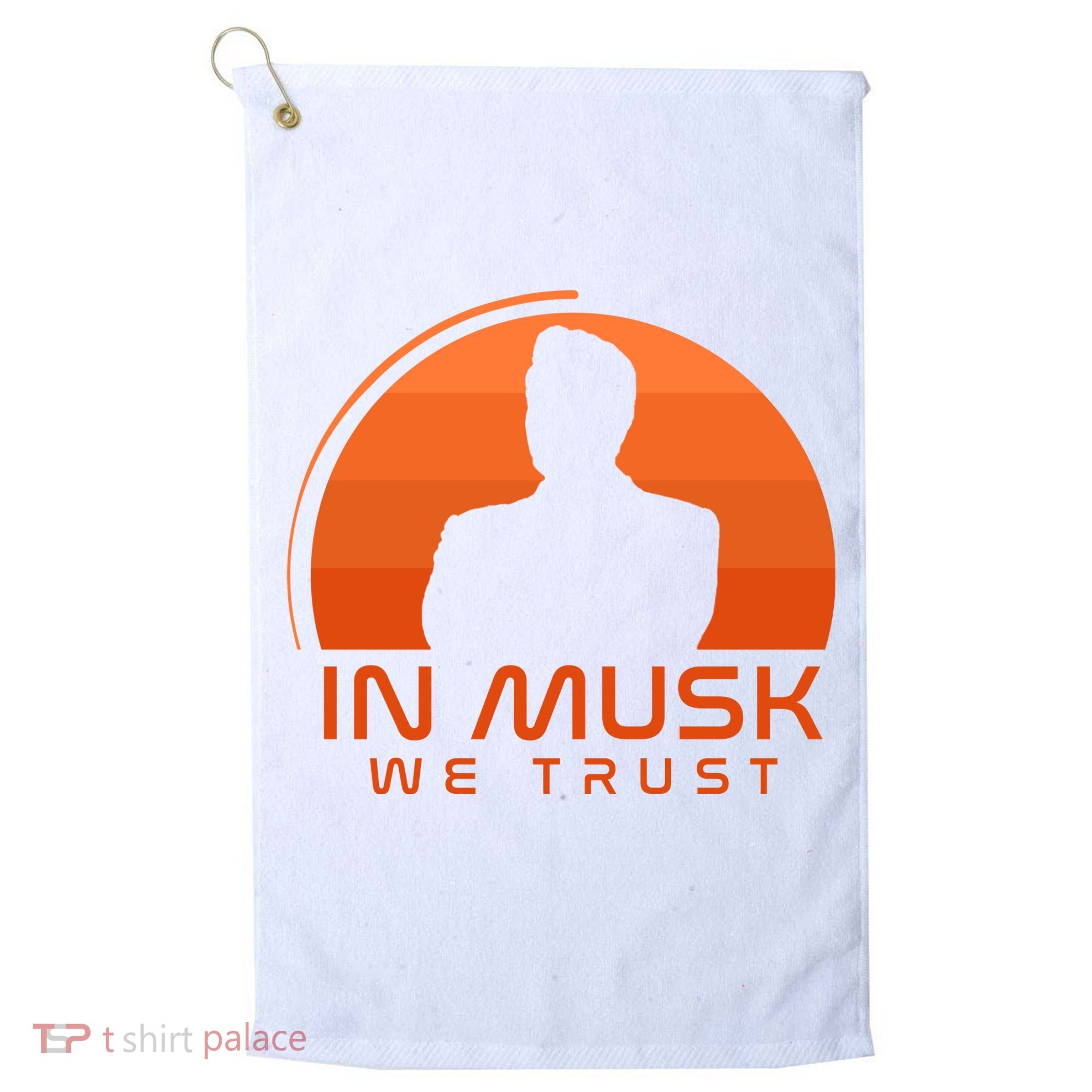 Retro In Musk We Trust Golf Towel