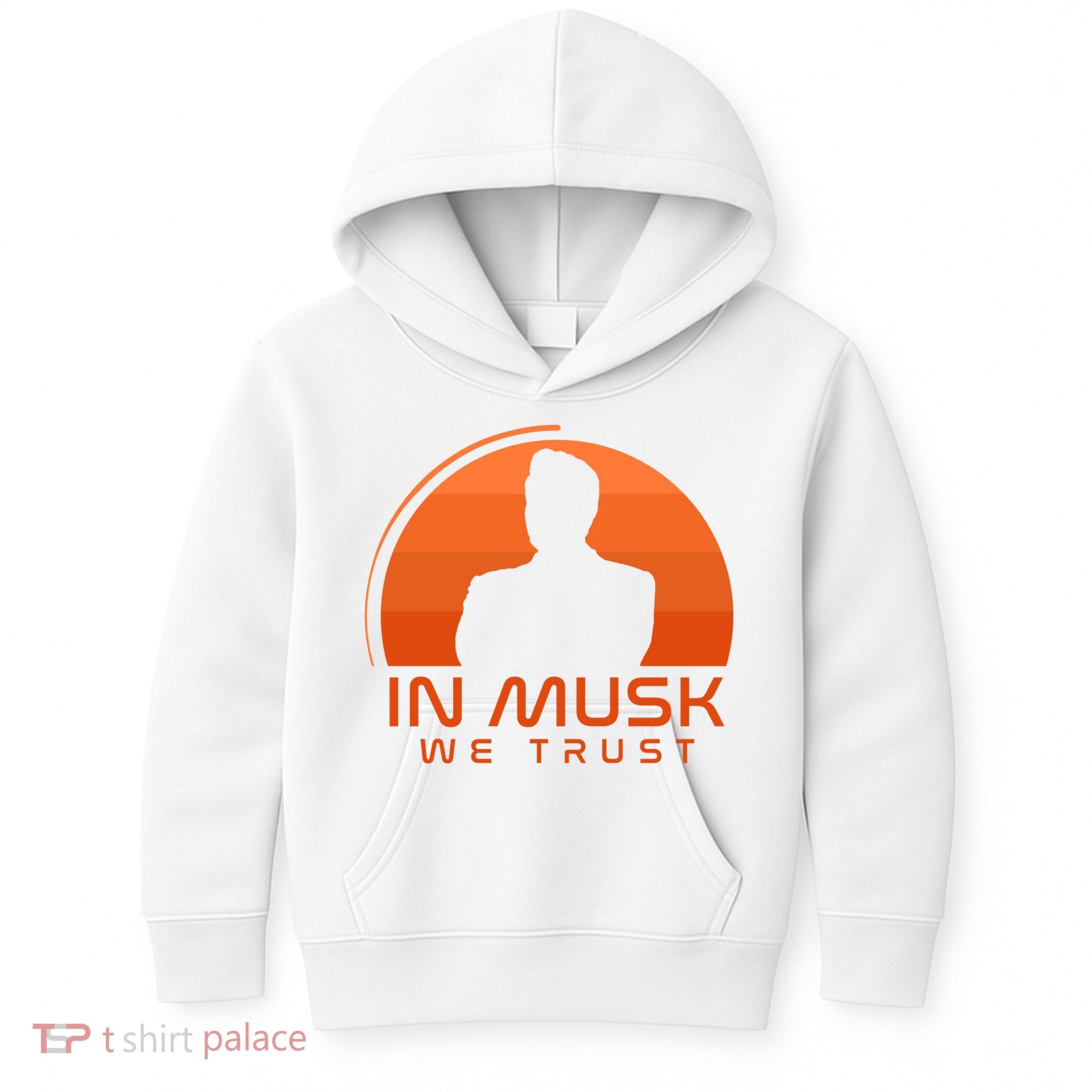 Retro In Musk We Trust Kids Hoodie