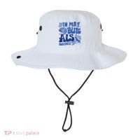 Rainbow In May We Wear Blue ALS Awareness Month  Bucket Hat thumb 0
