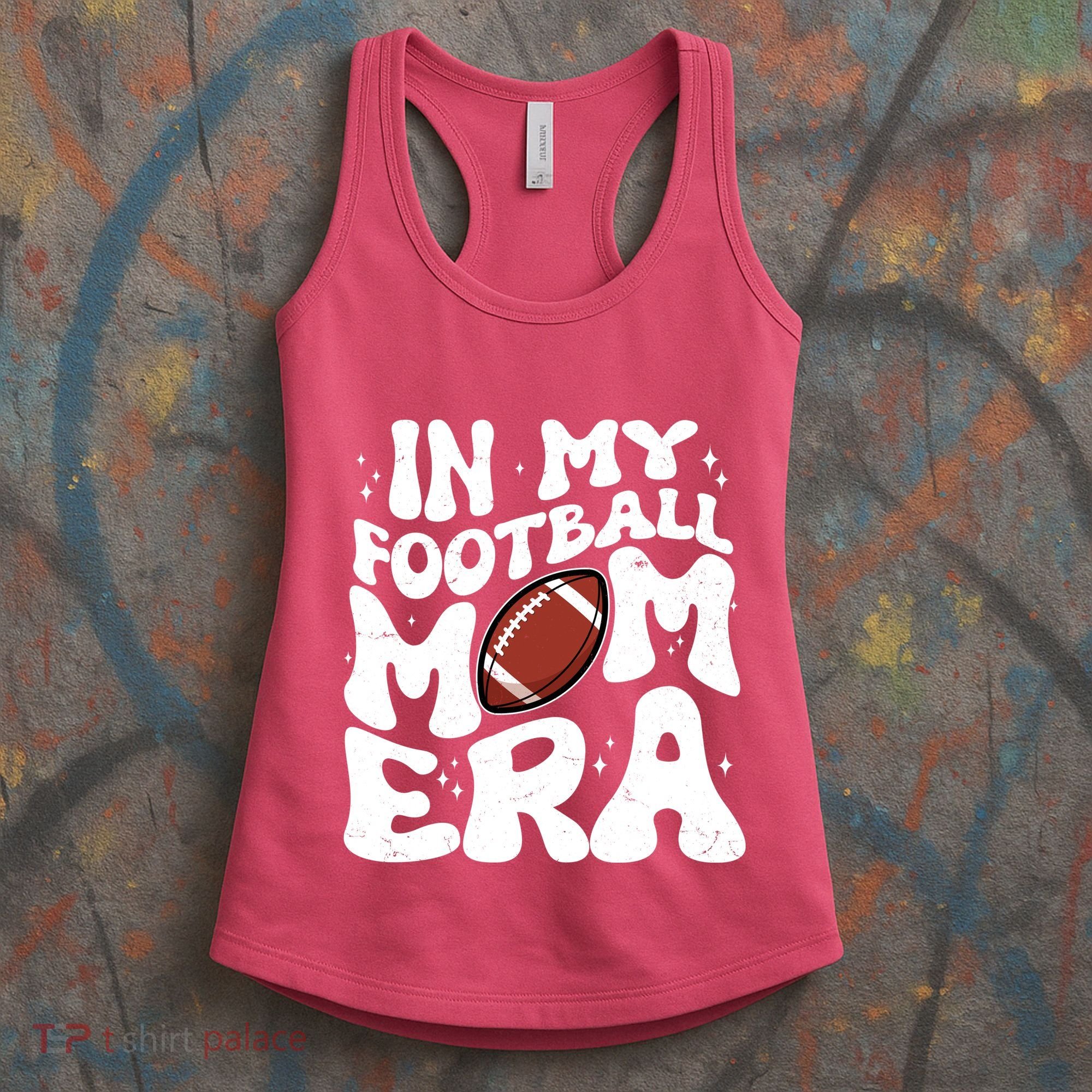 Retro In My Football Mom Era Women's Tank Top