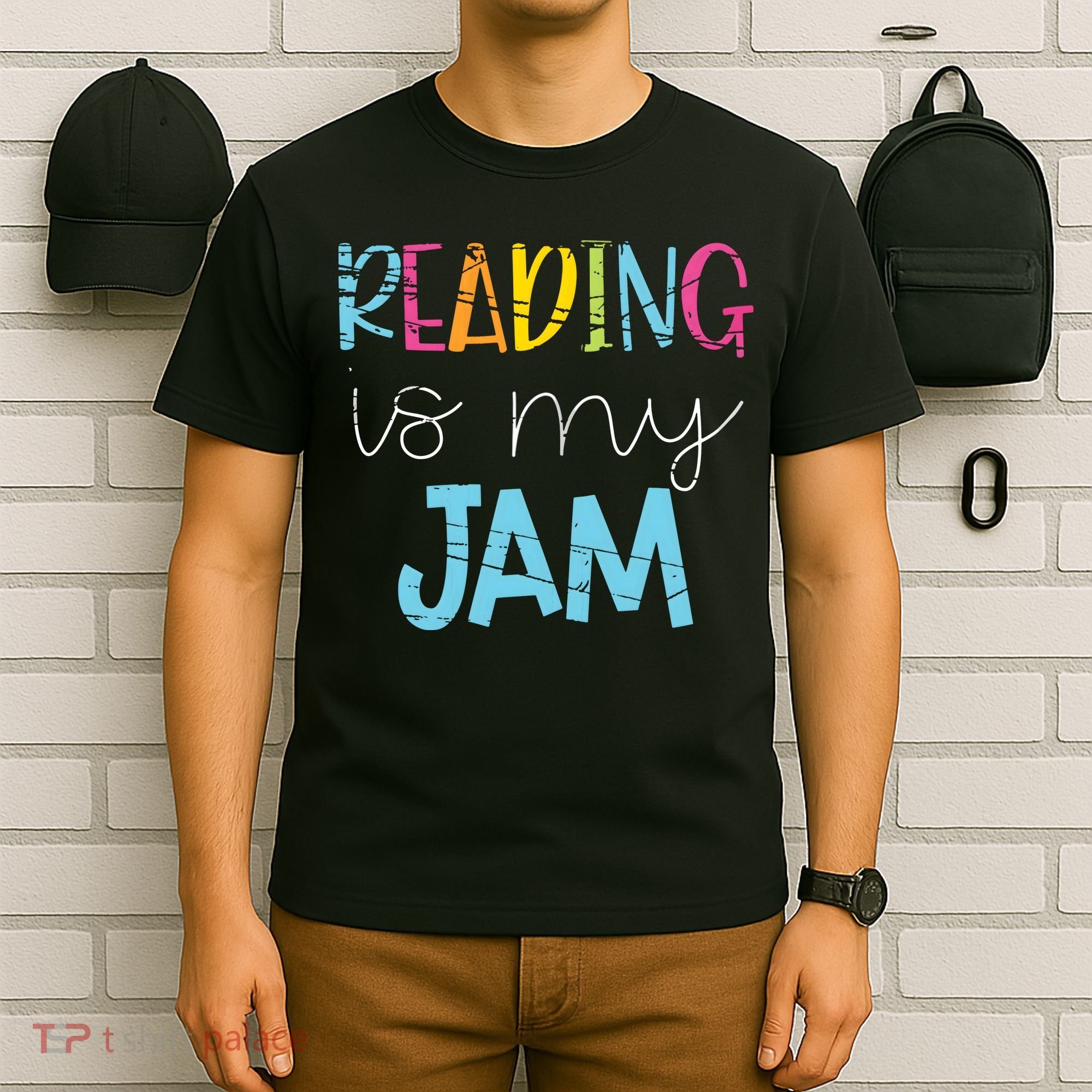 Reading Is My Jam Read Teacher ELA Teacher T-Shirt