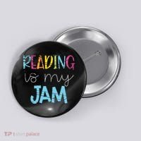 Reading Is My Jam Read Teacher ELA Teacher Button thumb 0