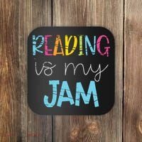 Reading Is My Jam Read Teacher ELA Teacher Coaster thumb 0