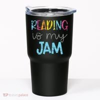 Reading Is My Jam Read Teacher ELA Teacher Tumbler thumb 0