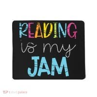 Reading Is My Jam Read Teacher ELA Teacher Mousepad thumb 0