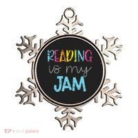 Reading Is My Jam Read Teacher ELA Teacher Ornament thumb 0