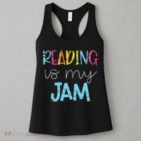 Reading Is My Jam Read Teacher ELA Teacher Women's Tank Top thumb 3