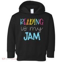 Reading Is My Jam Read Teacher ELA Teacher Toddler Hoodie thumb 0