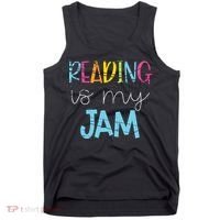 Reading Is My Jam Read Teacher ELA Teacher Tank Top thumb 0