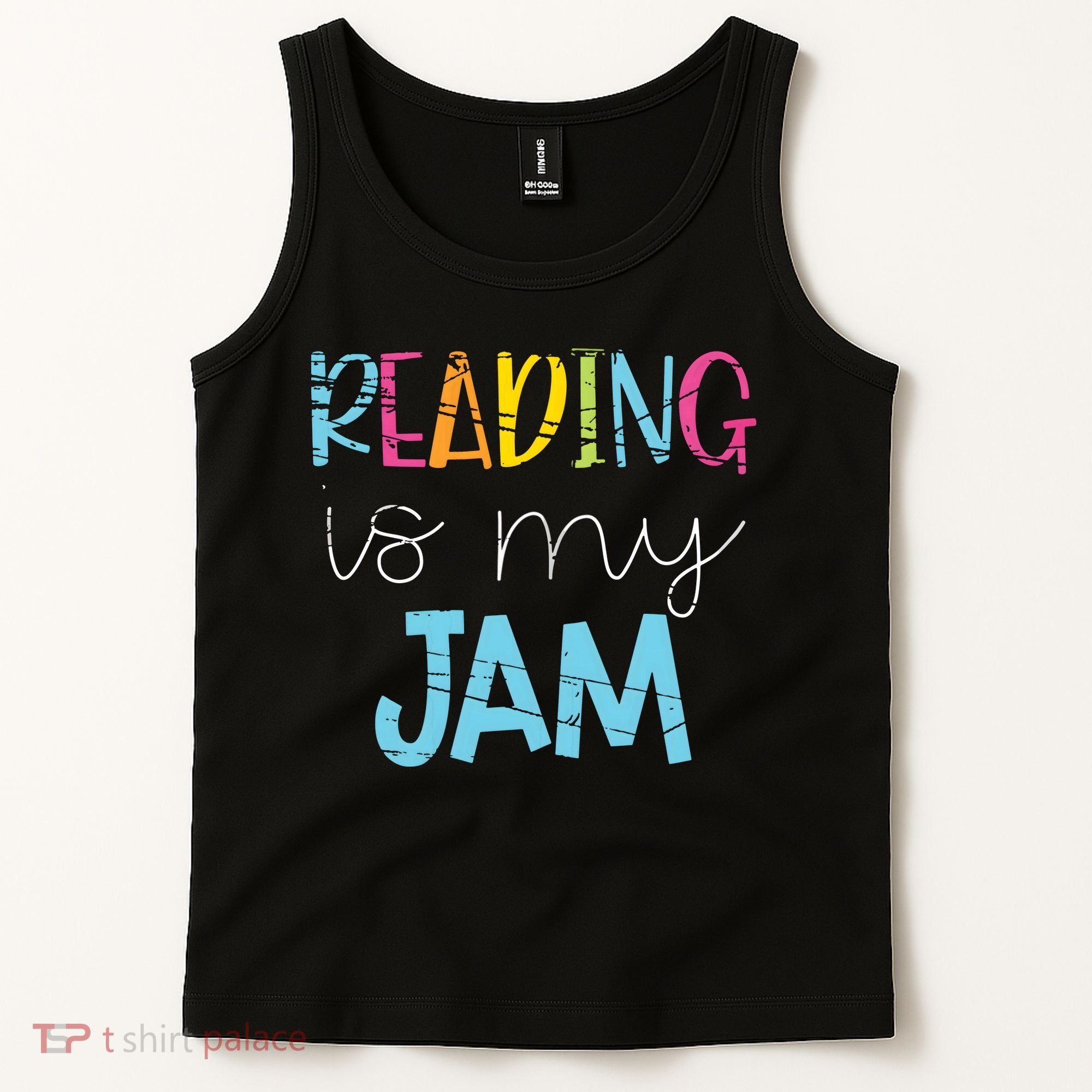 Reading Is My Jam Read Teacher ELA Teacher Tank Top