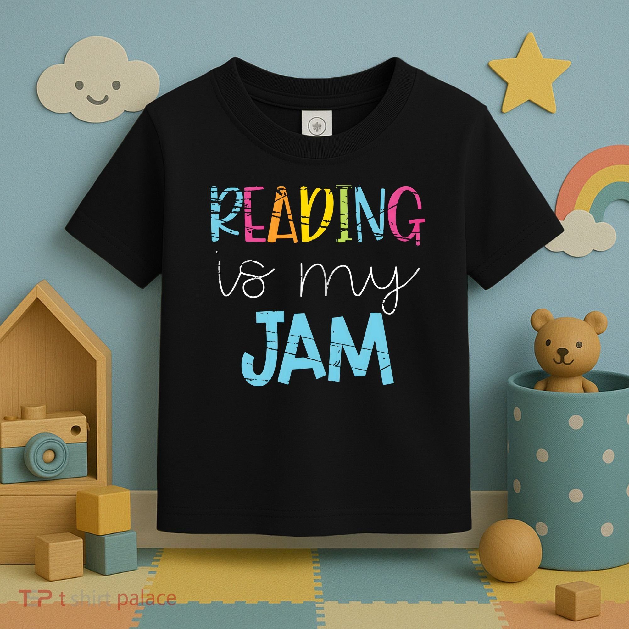 Reading Is My Jam Read Teacher ELA Teacher Toddler T-Shirt