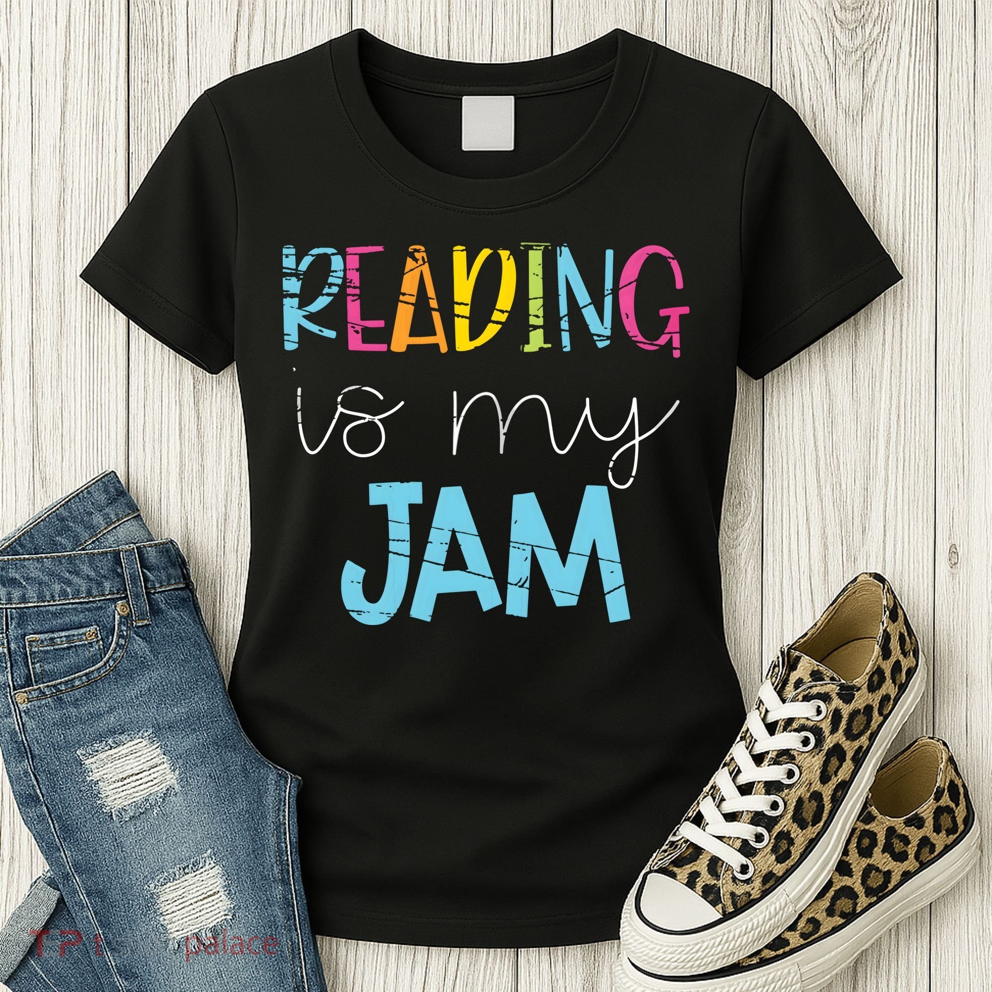 Reading Is My Jam Read Teacher ELA Teacher Women's T-Shirt