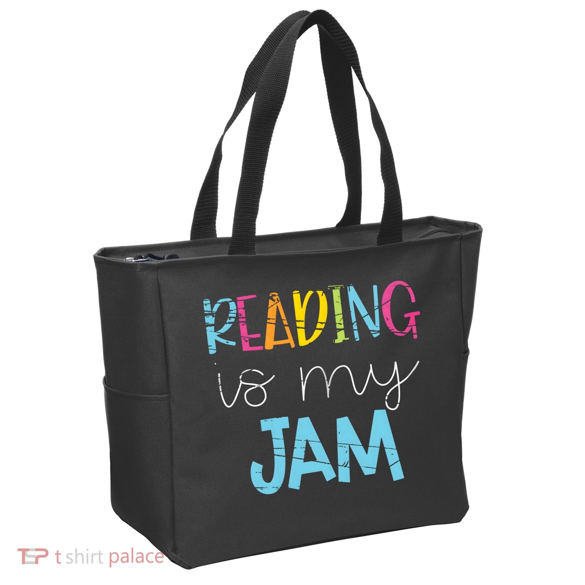 Reading Is My Jam Read Teacher ELA Teacher Tote Bag