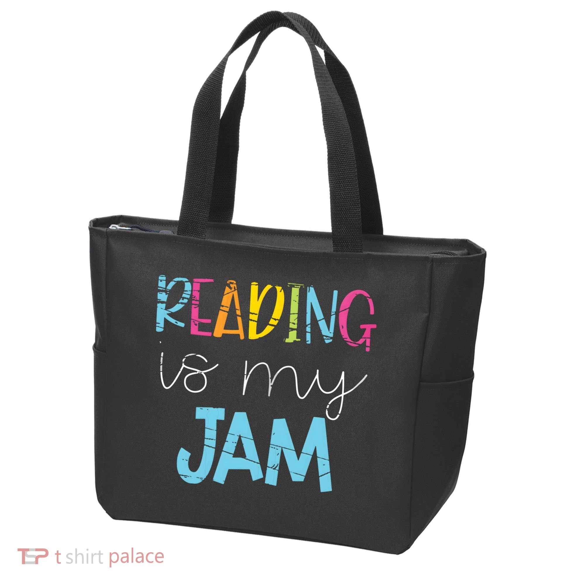 Reading Is My Jam Read Teacher ELA Teacher Tote Bag