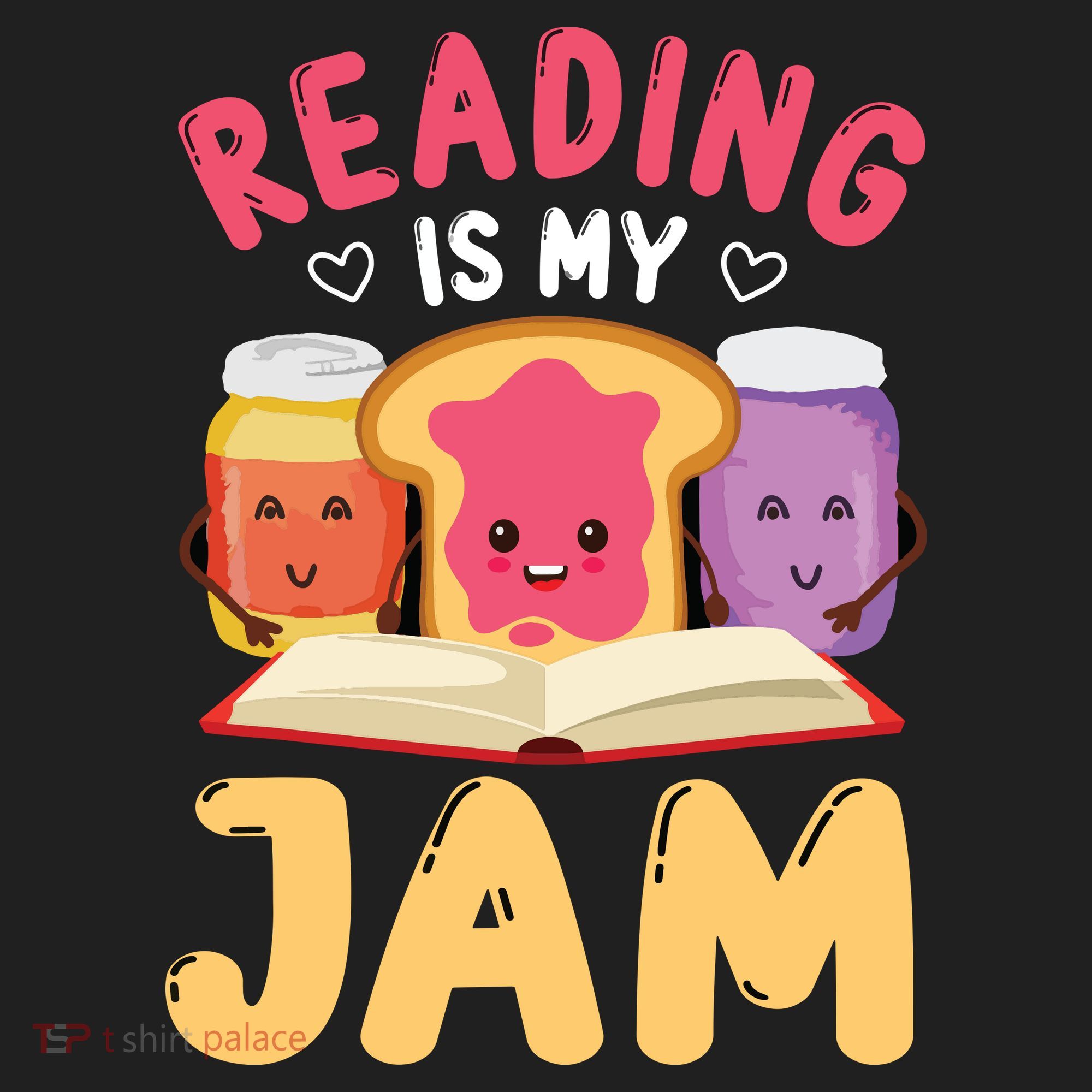Reading Is My Jam Funny I Love To Read Books Gift Tumbler
