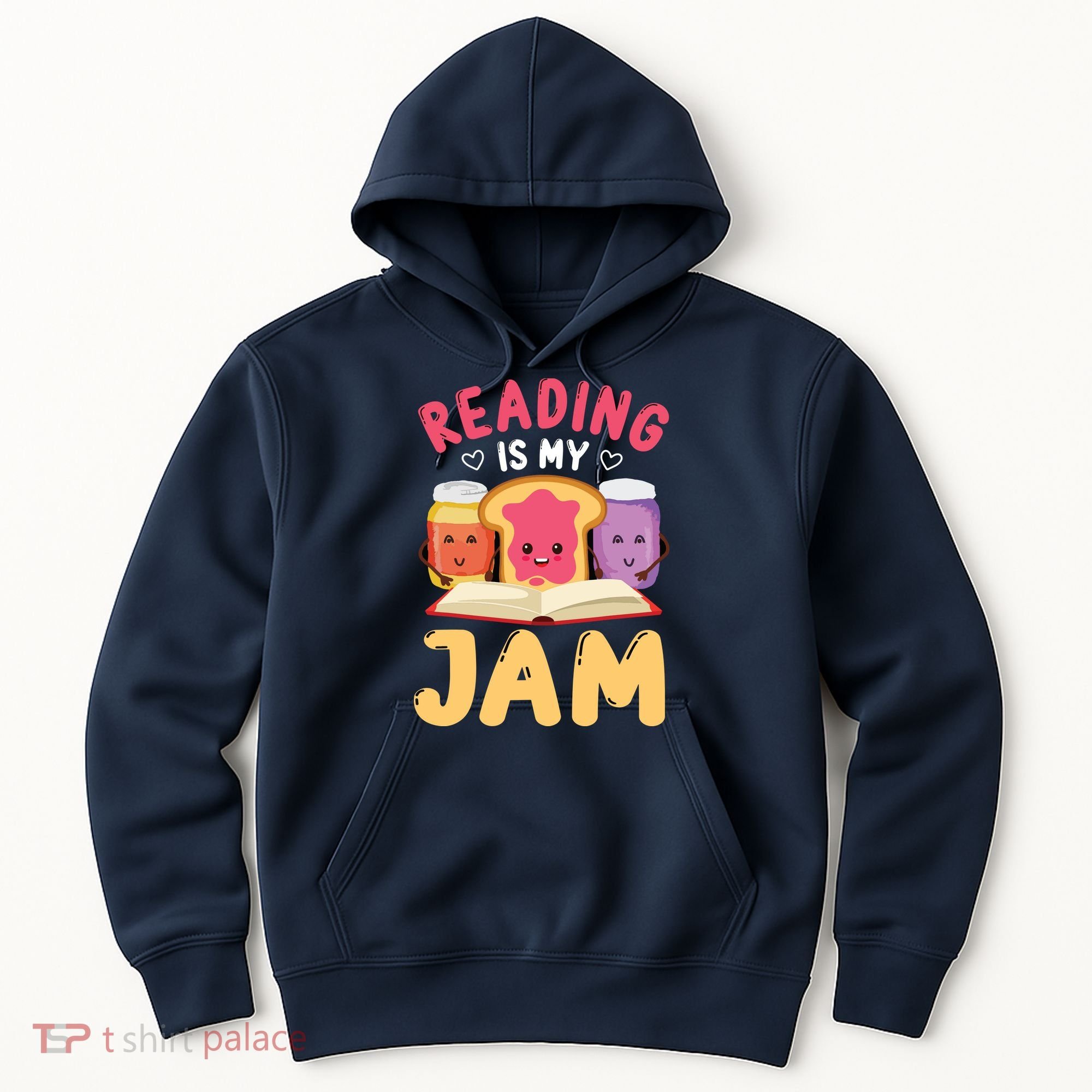 Reading Is My Jam Funny I Love To Read Books Gift Hoodie