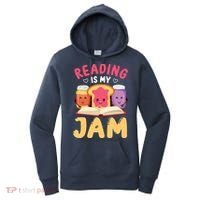 Reading Is My Jam Funny I Love To Read Books Gift Women's Hoodie thumb 0