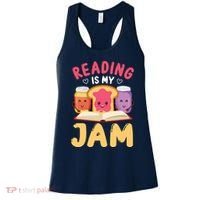 Reading Is My Jam Funny I Love To Read Books Gift Women's Tank Top thumb 0