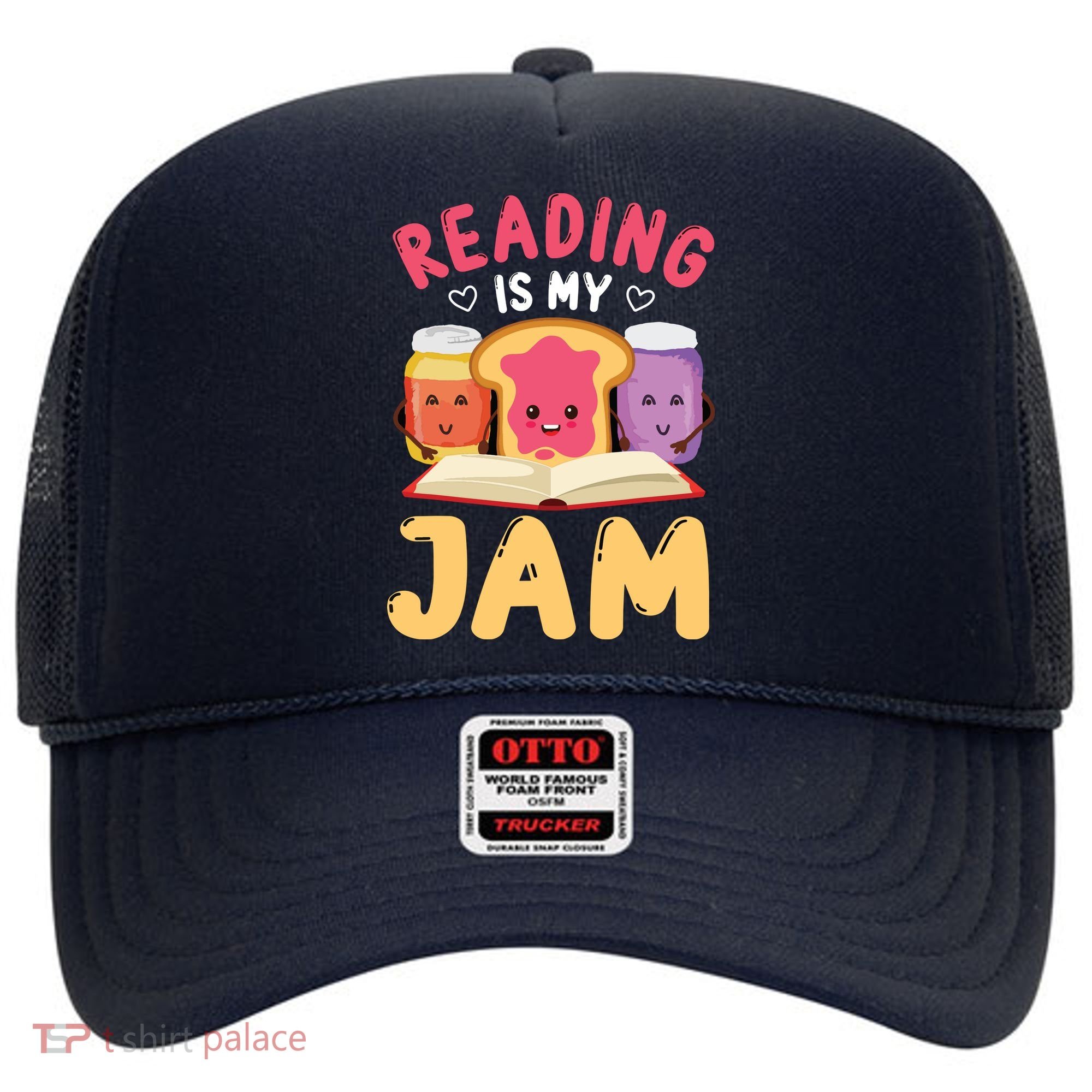 Reading Is My Jam Funny I Love To Read Books Gift Hat