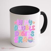 Retro In My Double Digits Era Coffee Mug thumb 1