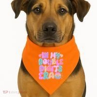 Retro In My Double Digits Era USA-Made Doggie Bandana thumb 1