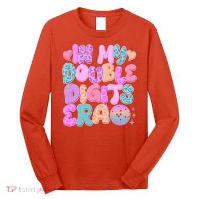 Retro In My Double Digits Era Long Sleeve Shirt