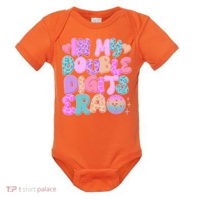 Retro In My Double Digits Era Baby Bodysuit