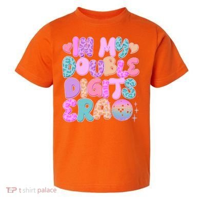 Retro In My Double Digits Era Toddler T-Shirt