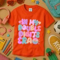 Retro In My Double Digits Era Kids T-Shirt thumb 3