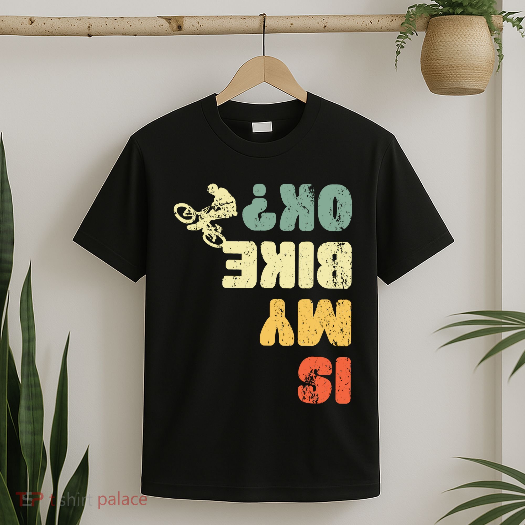 Retro Is My Bike Ok Youths Wo Vintage Cycling T-Shirt